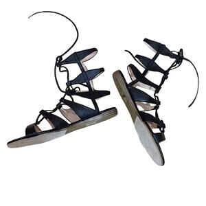 NWOB G.C. Shoes Gladiator Sandals - Black - 8.5